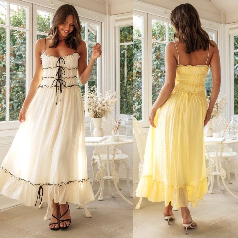 Summer Suspender Spaghetti Strap Long Dresses - Buy two and get free shipping!