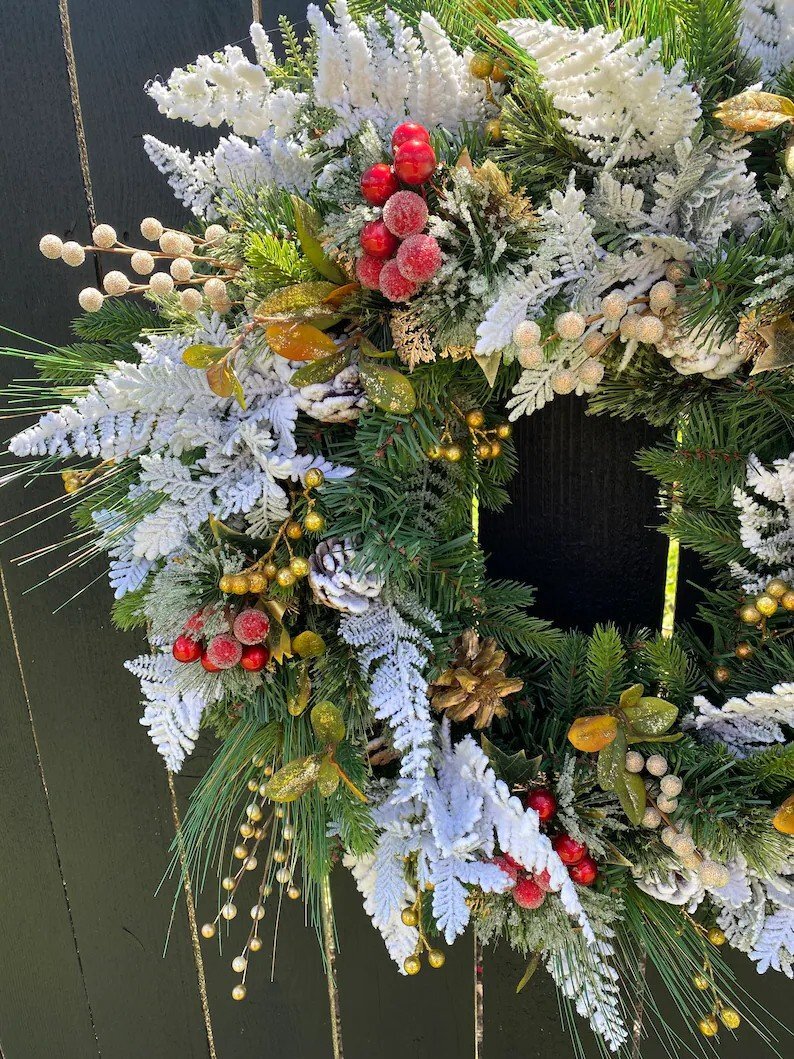 Snowflake Christmas Wreath