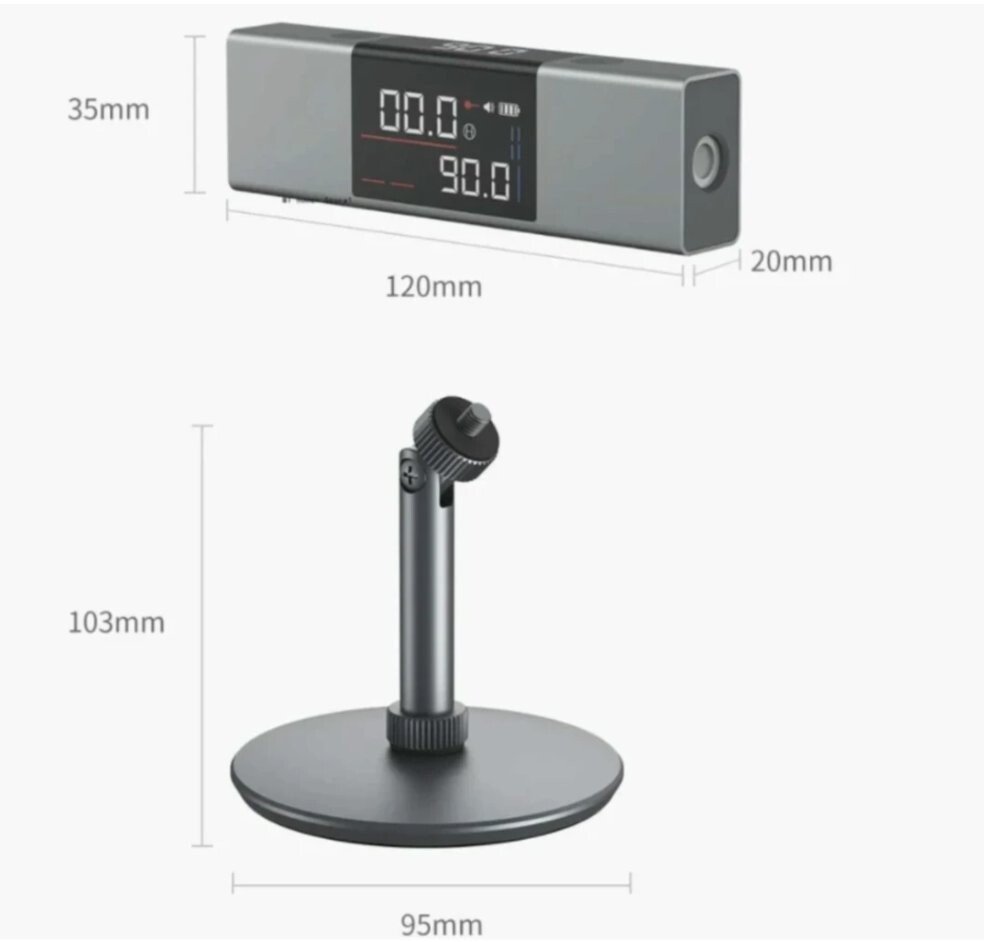 2024 New LED Screen Dual Laser Digital Protractor With Tripod-Free Shipping