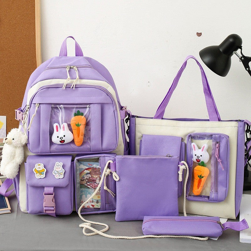 Cute lightweight backpack for elementary school girls