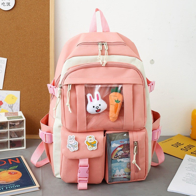 Cute lightweight backpack for elementary school girls