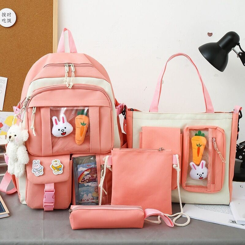 Cute lightweight backpack for elementary school girls