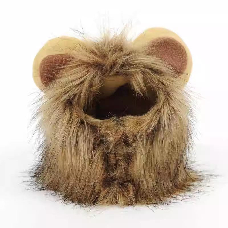 Cute Lion Mane Cat Costume Wig