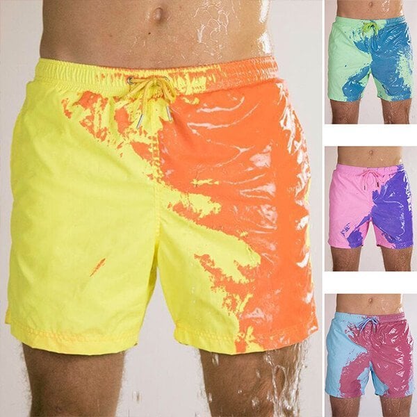 Men's Color Changing Swim Trunks🏊‍♂⏰Buy 3 Get 1 Free