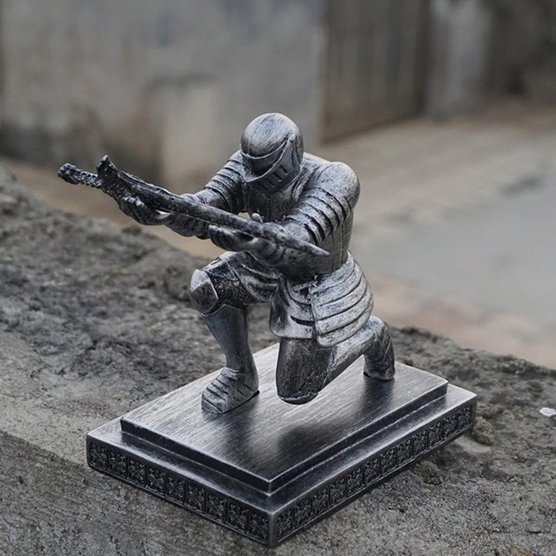 Elegant and Noble Knight Pen Holder