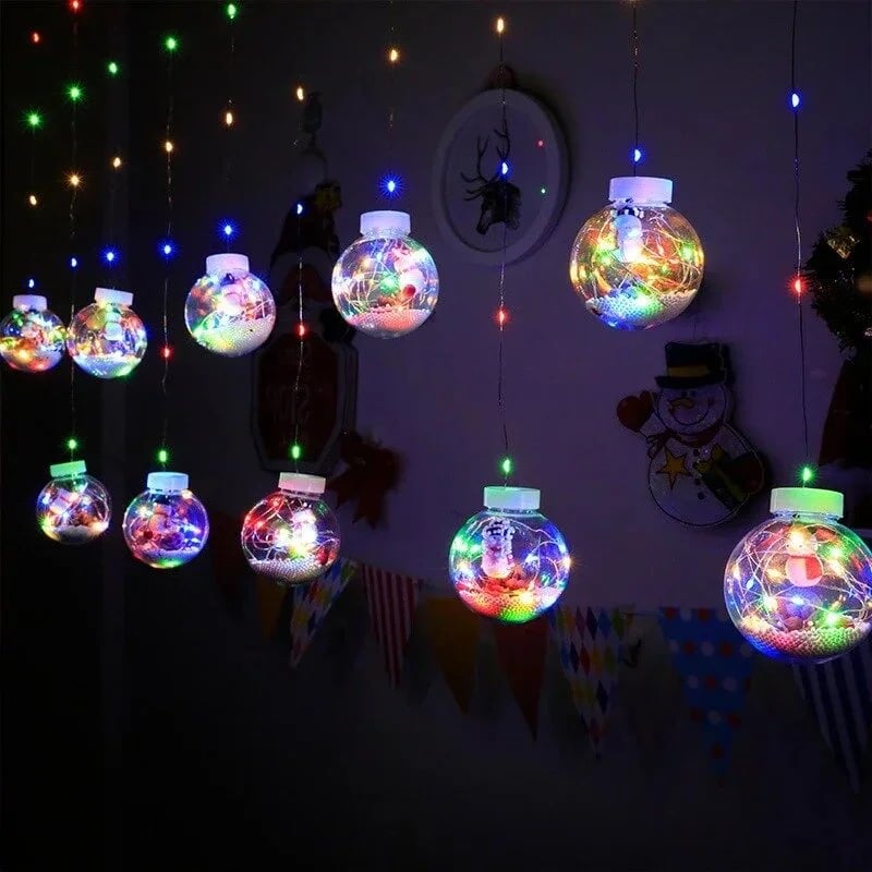 【Christmas best seller🎄】Christmas Led Wishing Ball String Lights Decorations