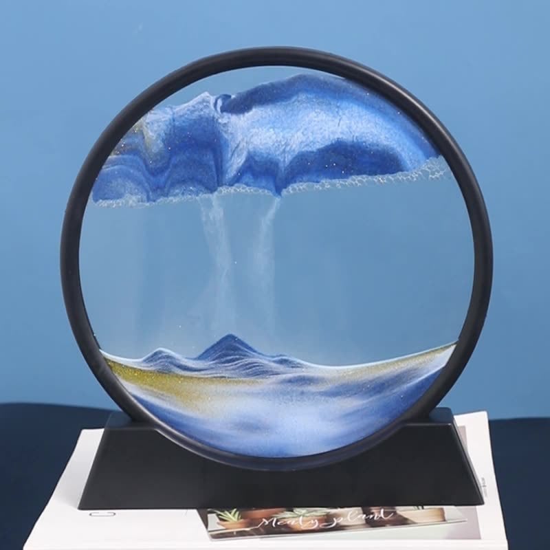 Perfect gift-3D hourglass deep sea sand scene (let your mind empty and calm down)