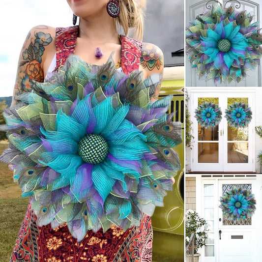 [50% OFF 🔥] Peacock pattern wreath - noble and unique home decoration