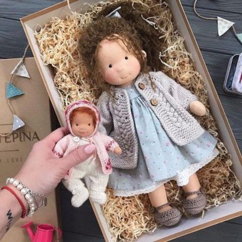 ALL🎁🎁The Best Gift for Kids-Handmade Waldorf Doll👧(Buy2 Free Shipping)