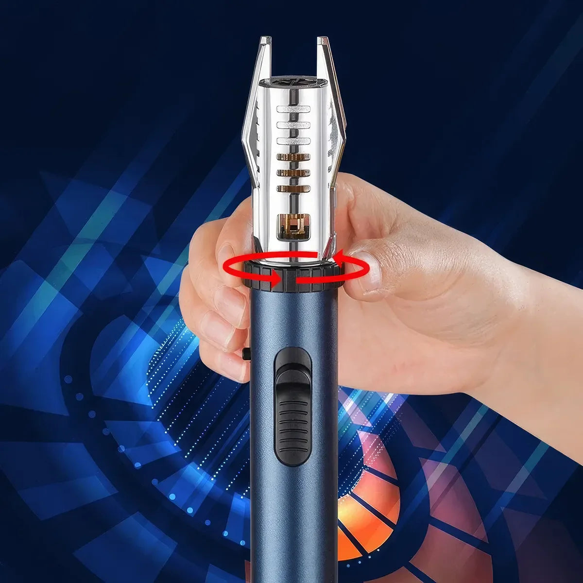 360° Outdoor Windproof Turbine Torch Lighter