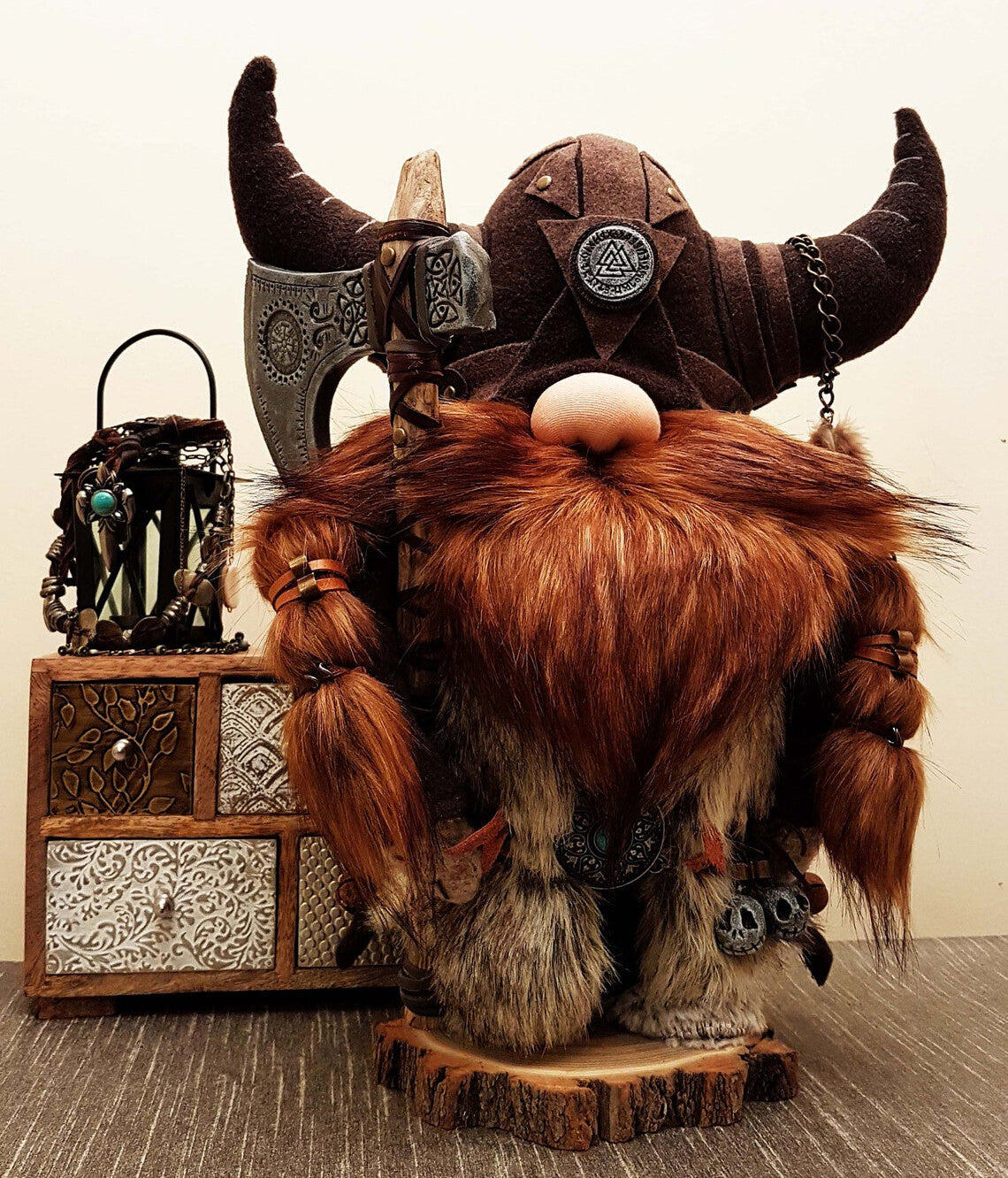 Viking Warrior Gnome doll-Buy 2 free shipping