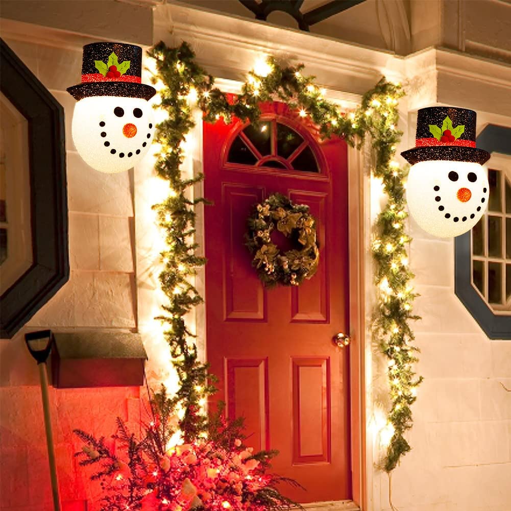 【Christmas best seller🎄】Snowman Porch Light Cover [BUY 3 FREE SHIPPING]