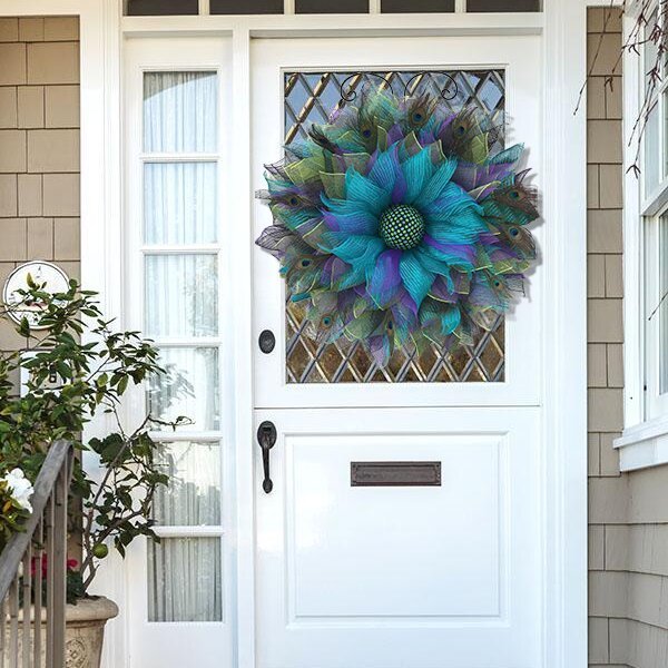 [50% OFF 🔥] Peacock pattern wreath - noble and unique home decoration