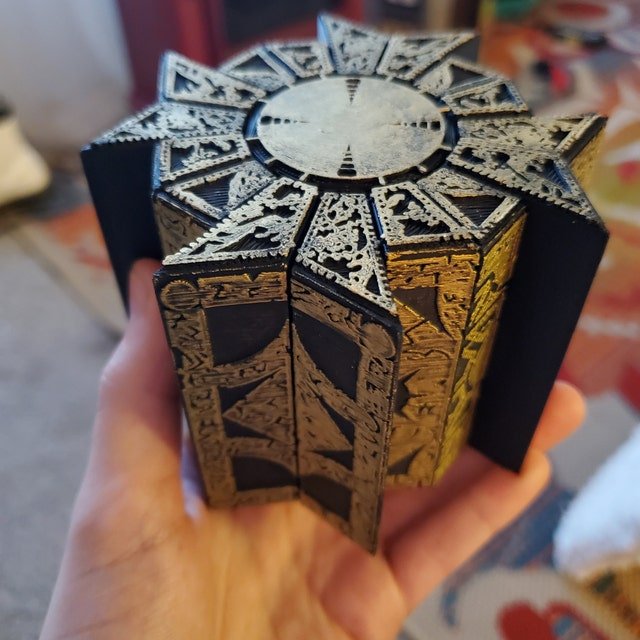 Working Lemarchand's Lament Configuration Lock Puzzle Box from