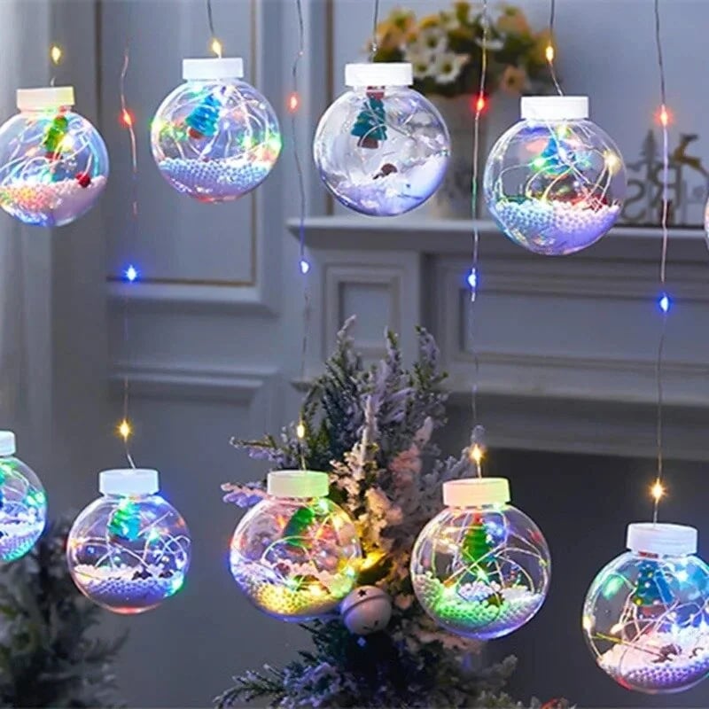 【Christmas best seller🎄】Christmas Led Wishing Ball String Lights Decorations