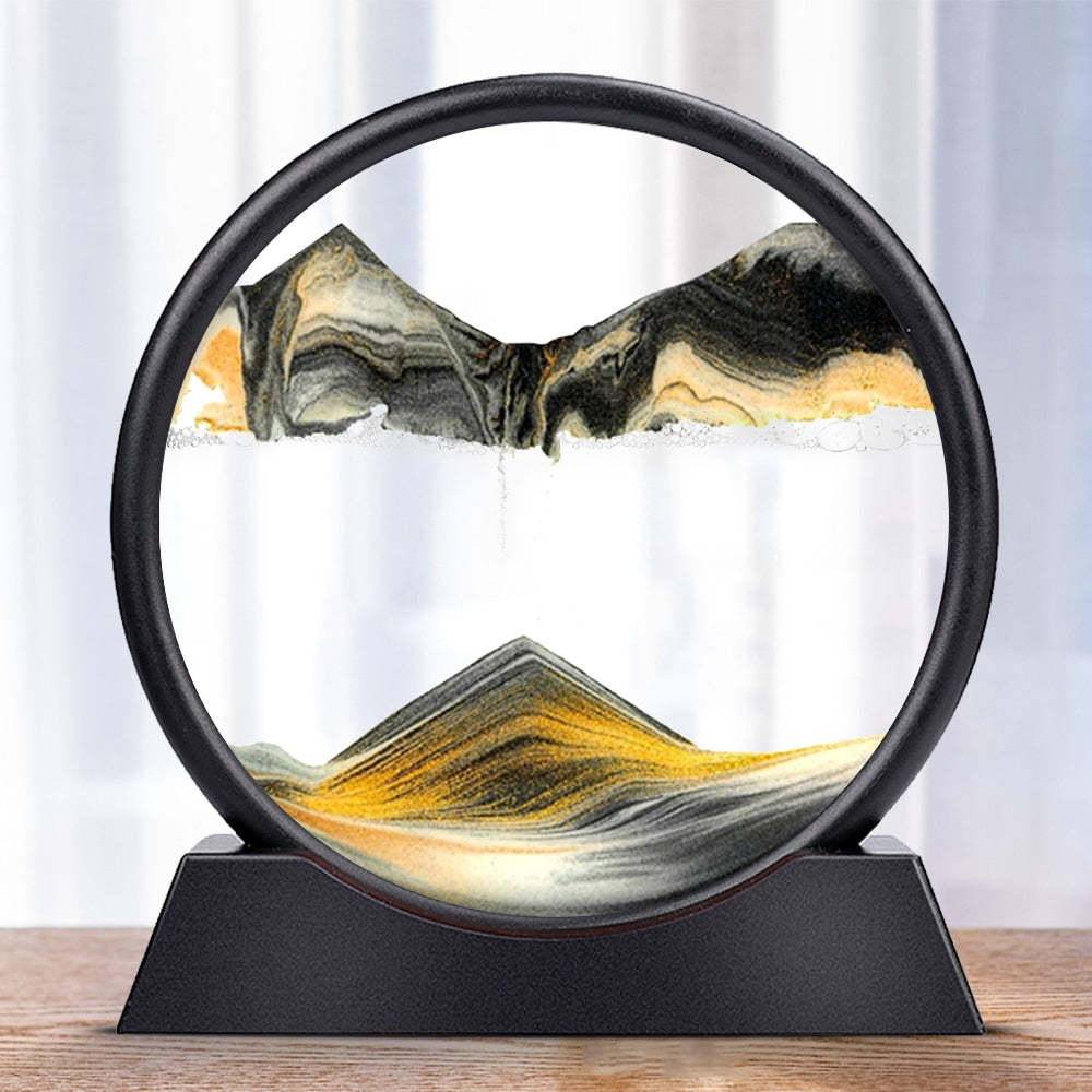 Perfect gift-3D hourglass deep sea sand scene (let your mind empty and calm down)