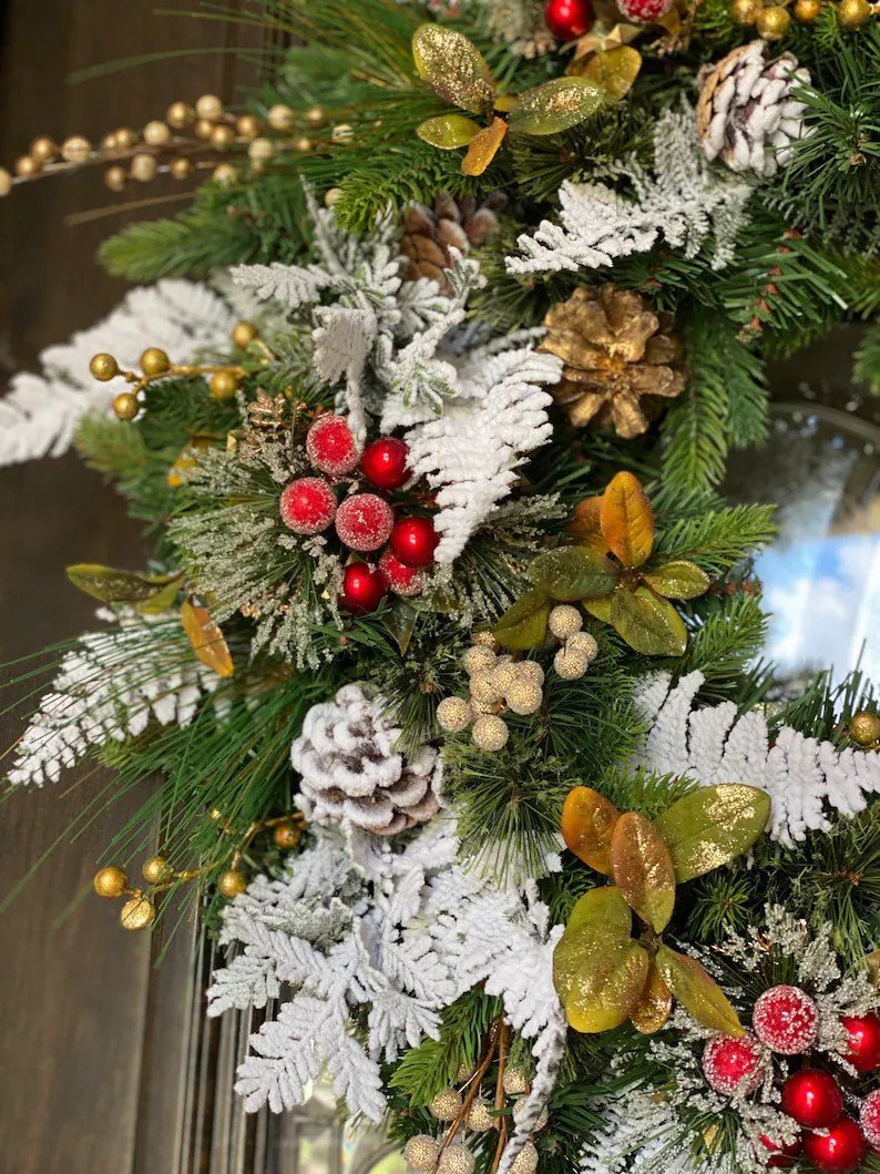 Snowflake Christmas Wreath