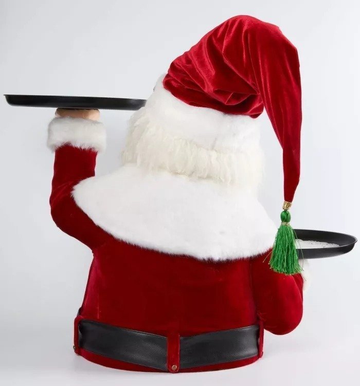 【Christmas best seller🎄】🎅Santa Holdings Tray Figurine