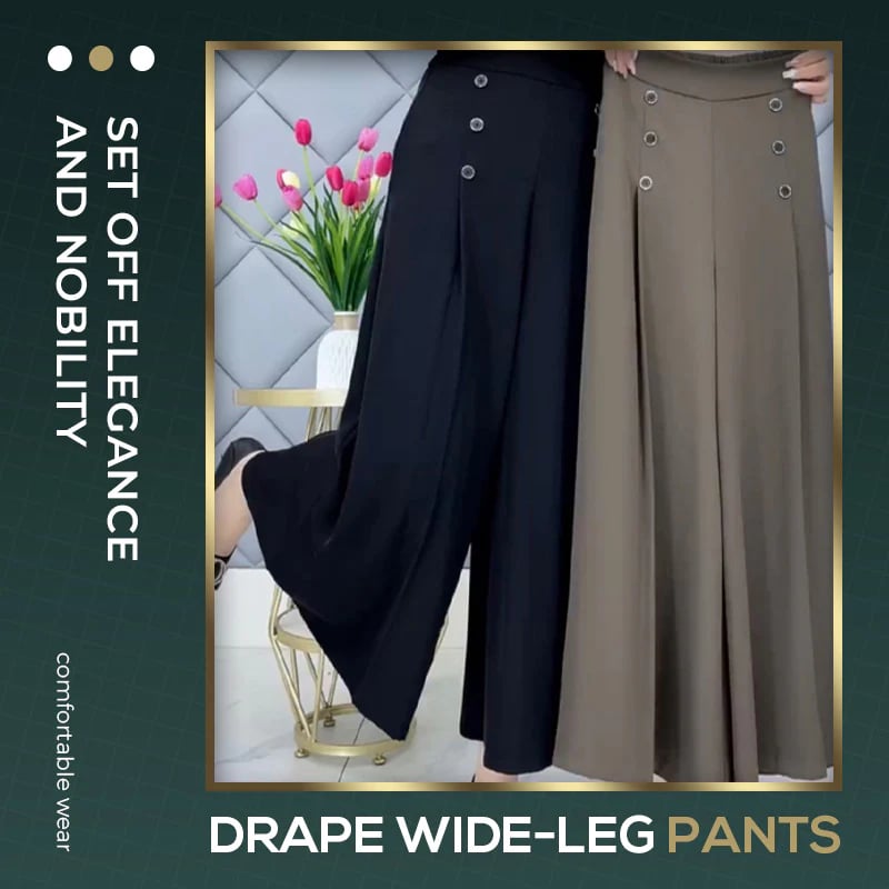 🔥LAST DAY 49% OFF - [Comfort and Slim] Stylish Pleated Wide-leg Pants