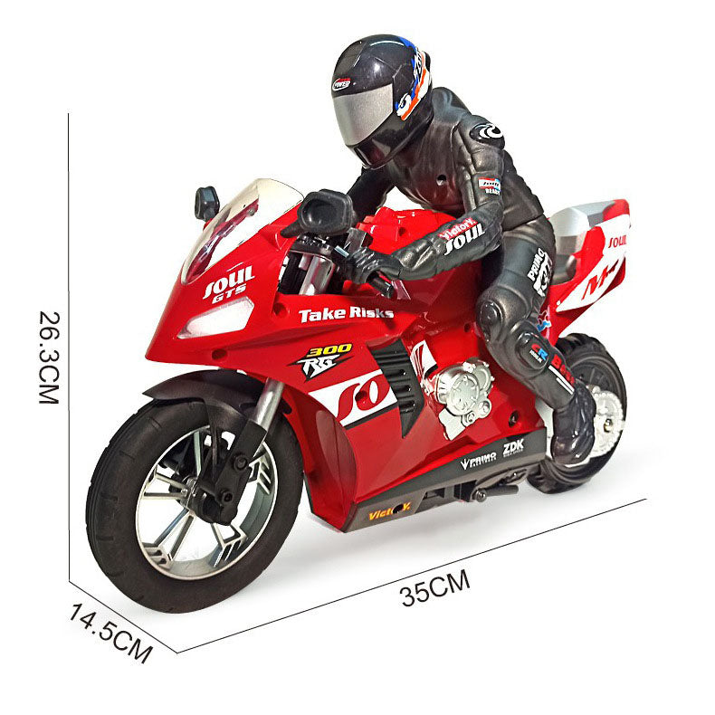 [Last day flash sale💥]1:6 Self-Balanced Standing Competitive Drift Remote Control Motorcycle Stunt Racing