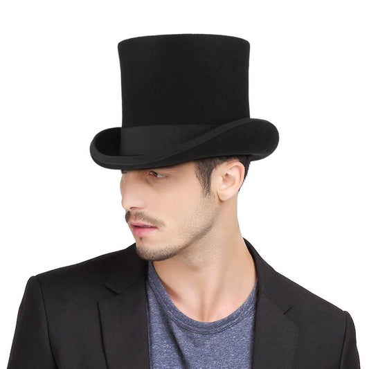 Elegant High Topper Hat - Classic Style for Timeless Sophistication