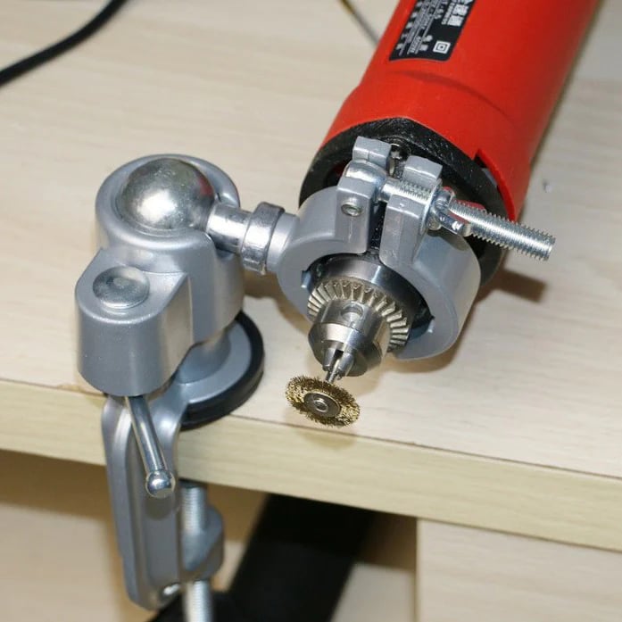 Flexible rotating electric grinder and electric drill universal rotating fixed bracket