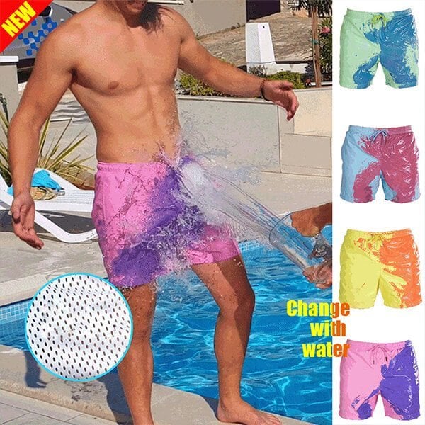 Men's Color Changing Swim Trunks🏊‍♂⏰Buy 3 Get 1 Free