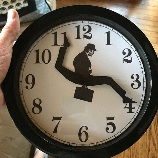 Silly Walk Wall Clock