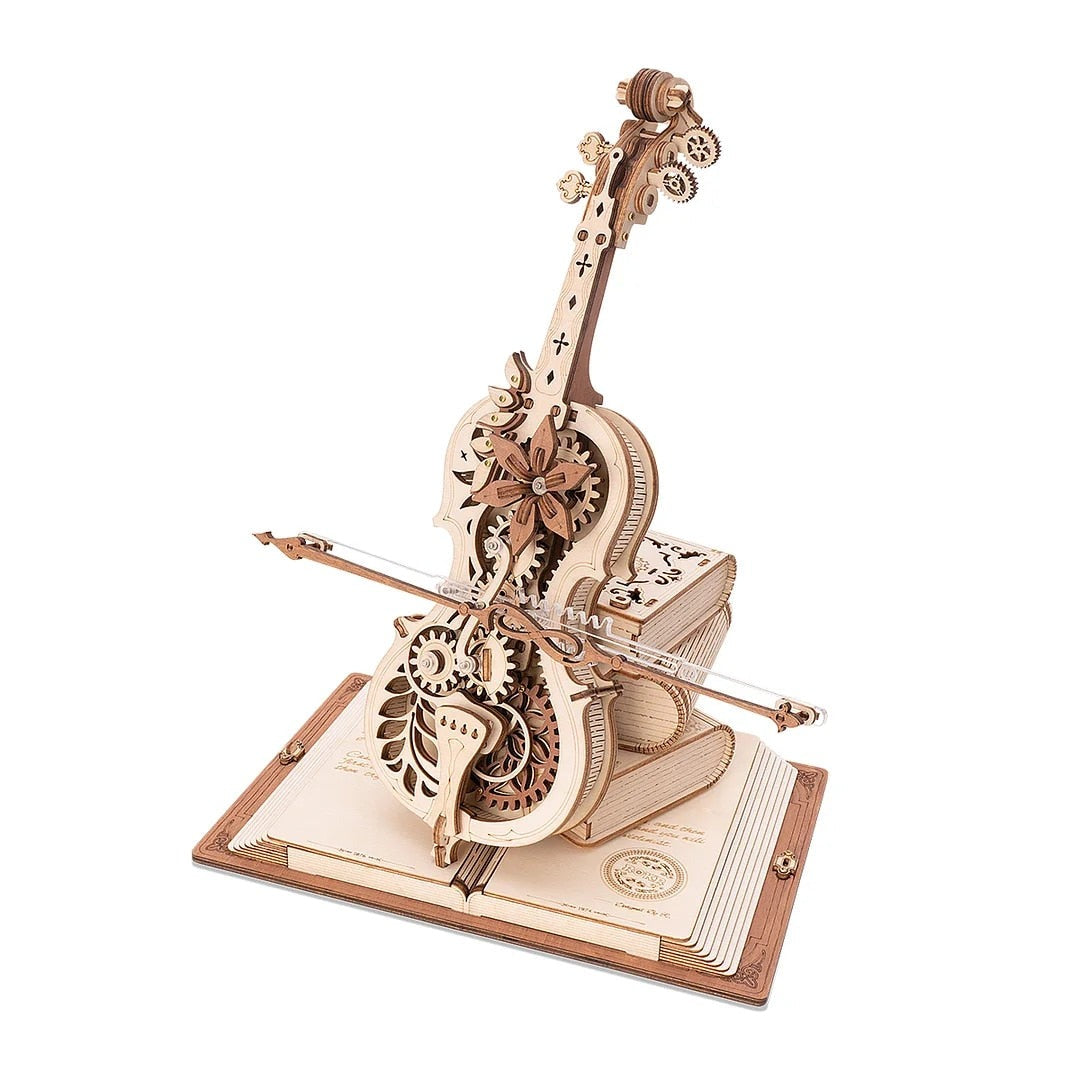 3D Wooden Puzzle Magic Mechanical Music Box