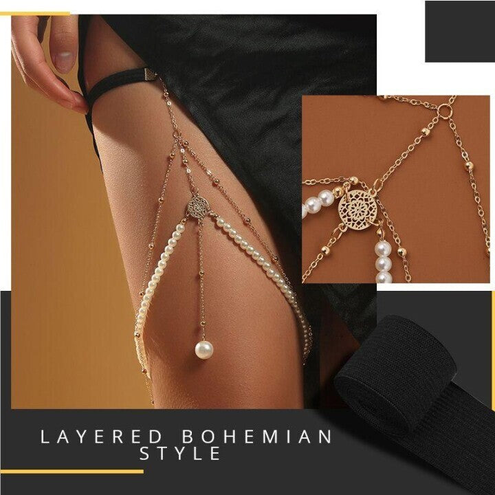 🔥Glamorous Thigh Chain Jewelry--Let the thighs exude charm.