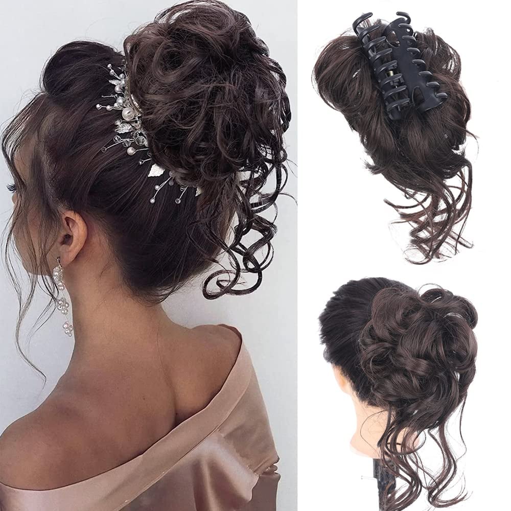 🔥Buy 1 Get 1 Free🔥Curly Bun Hair Claw Clips