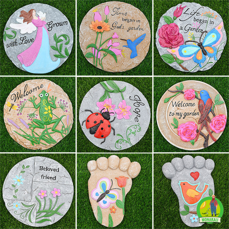 ✨Step into a dream garden! - Garden courtyard lawn stepping stone ornaments