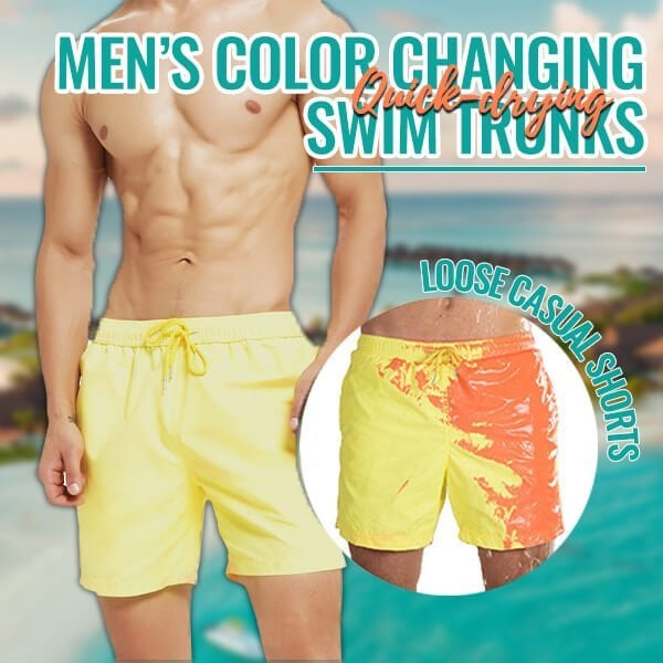 Men's Color Changing Swim Trunks🏊‍♂⏰Buy 3 Get 1 Free