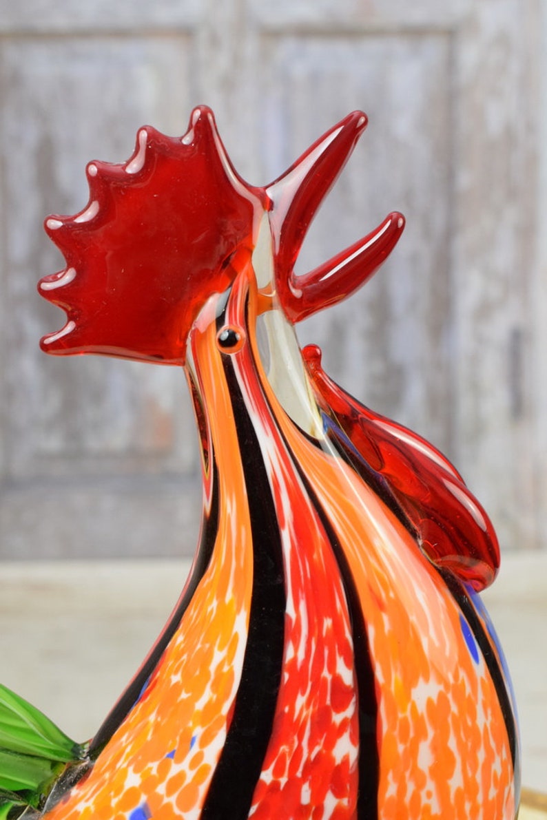 2024 New Design Rooster Murano Style