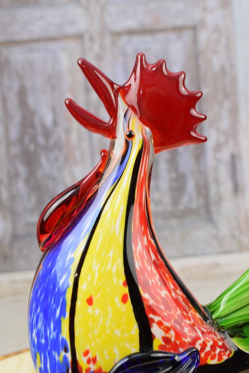 2024 New Design Rooster Murano Style